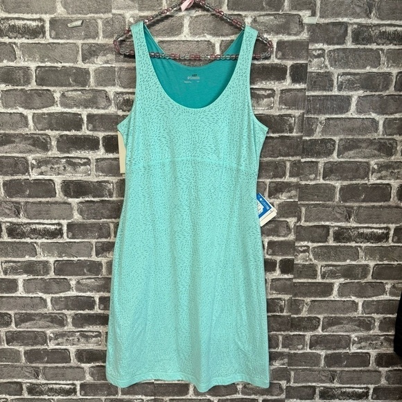 NWT Columbia See Through You Burnout Dress mint teal - Picture 1 of 10